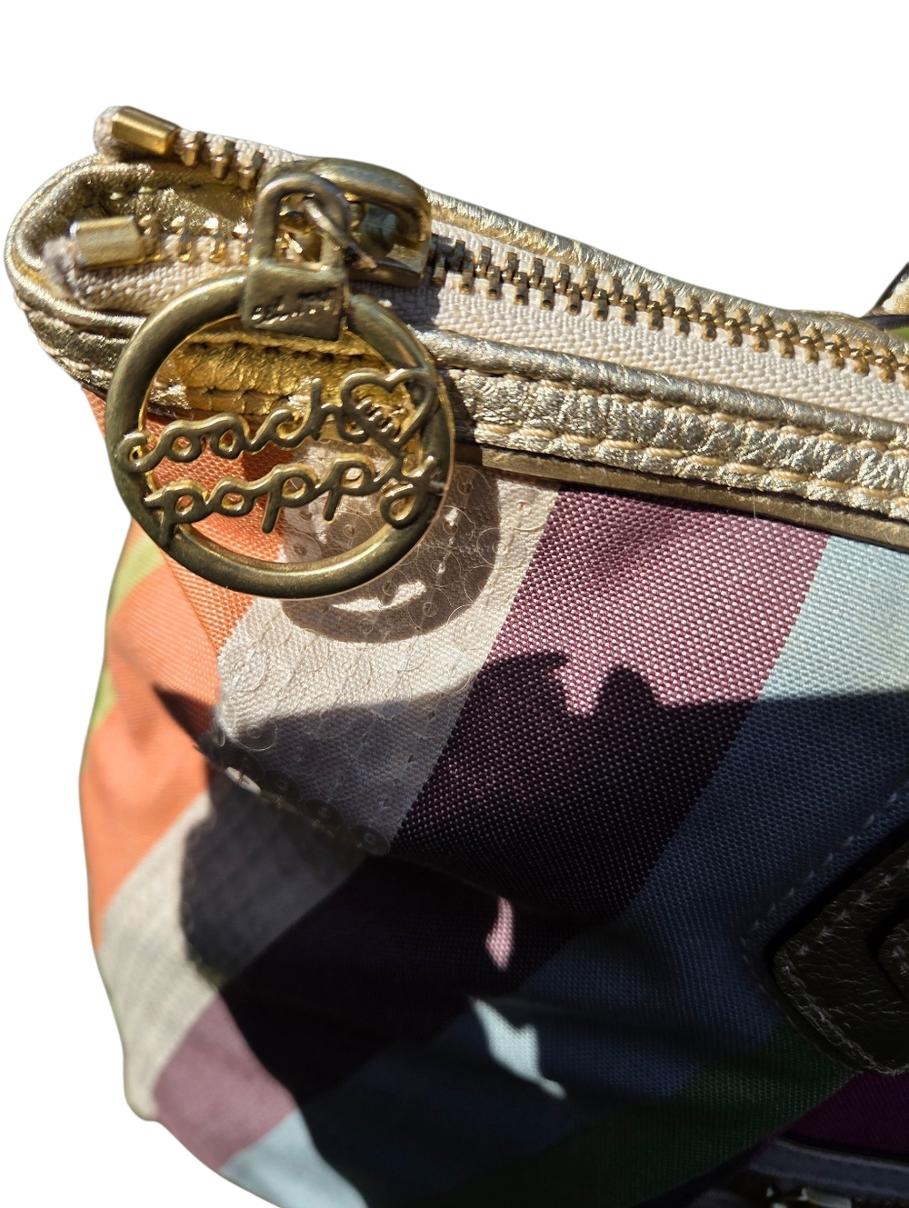 Coach Poppy Legacy Tote Rare - Picture 3 of 5